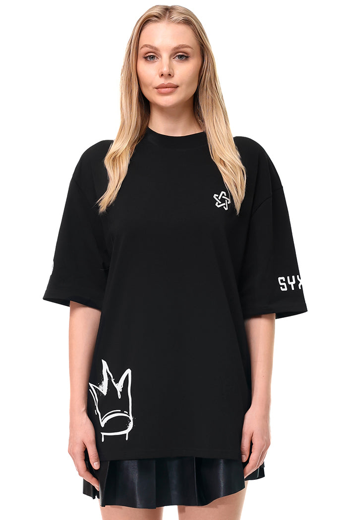 T-Shirt Angels Graffiti Black
