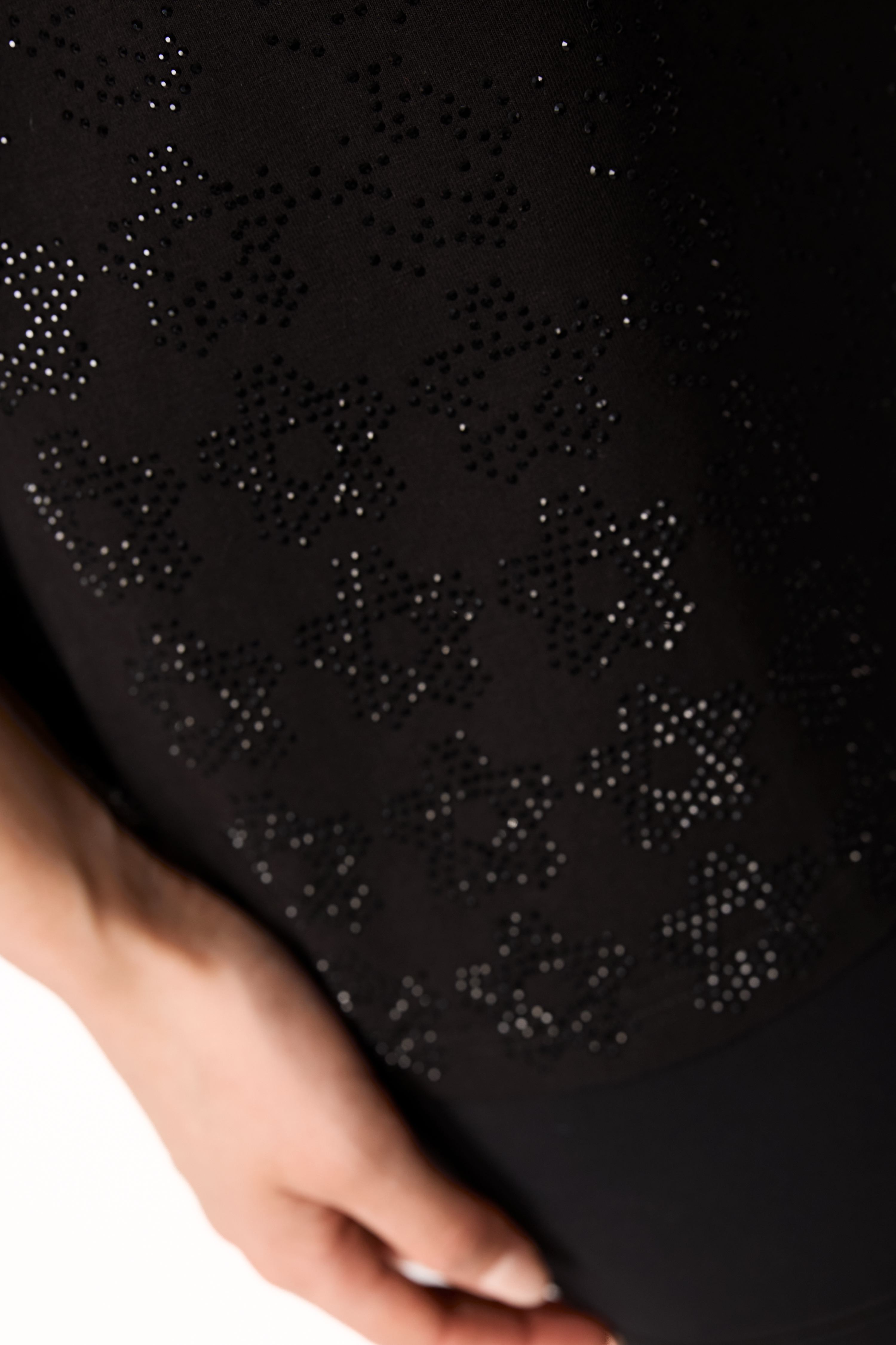 Lumina T-Shirt Black with Black gems