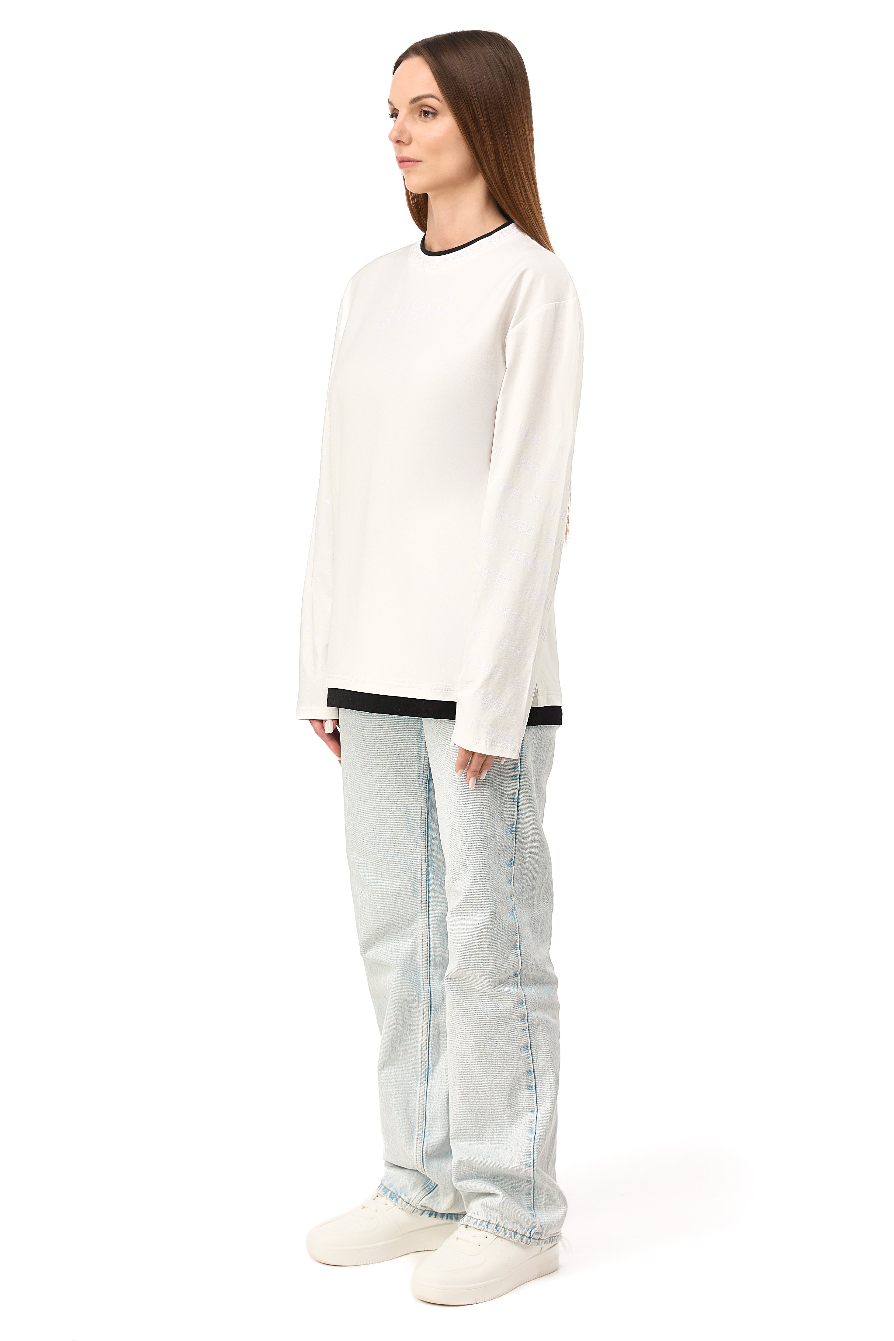 Longsleeve Deal White on White
