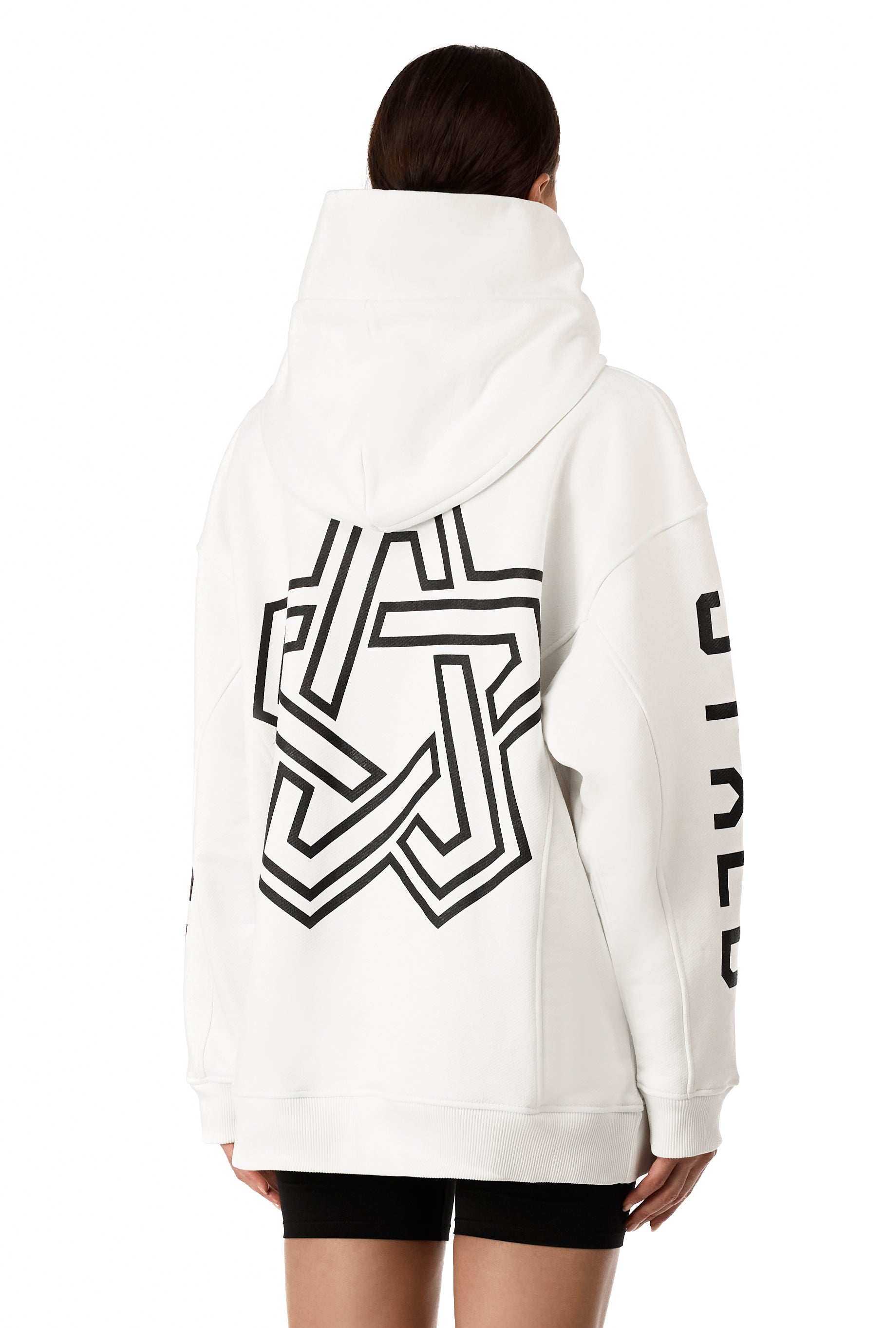 Hoodie Restrict Arc White Star