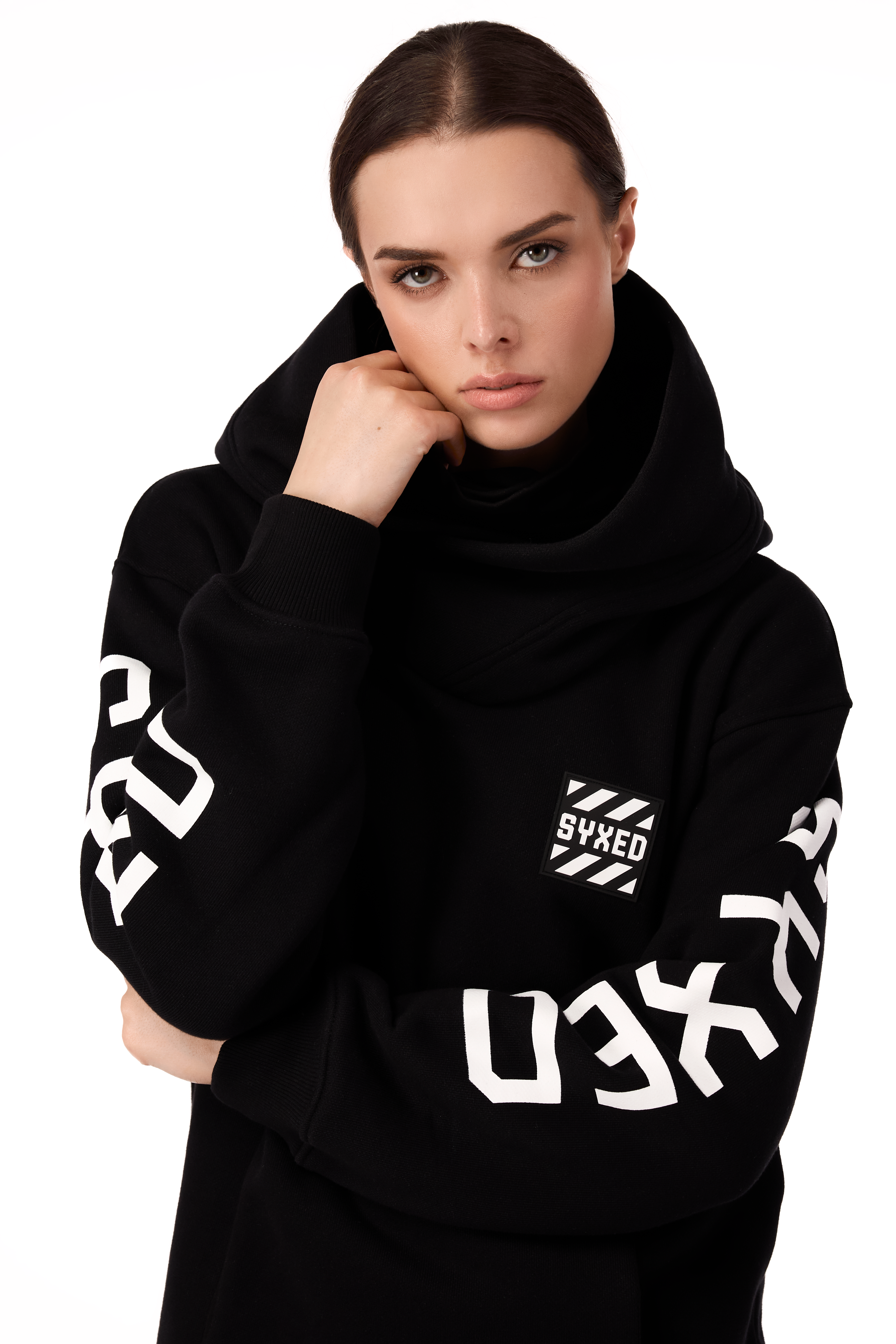 Hoodie Restrict Shadow Black