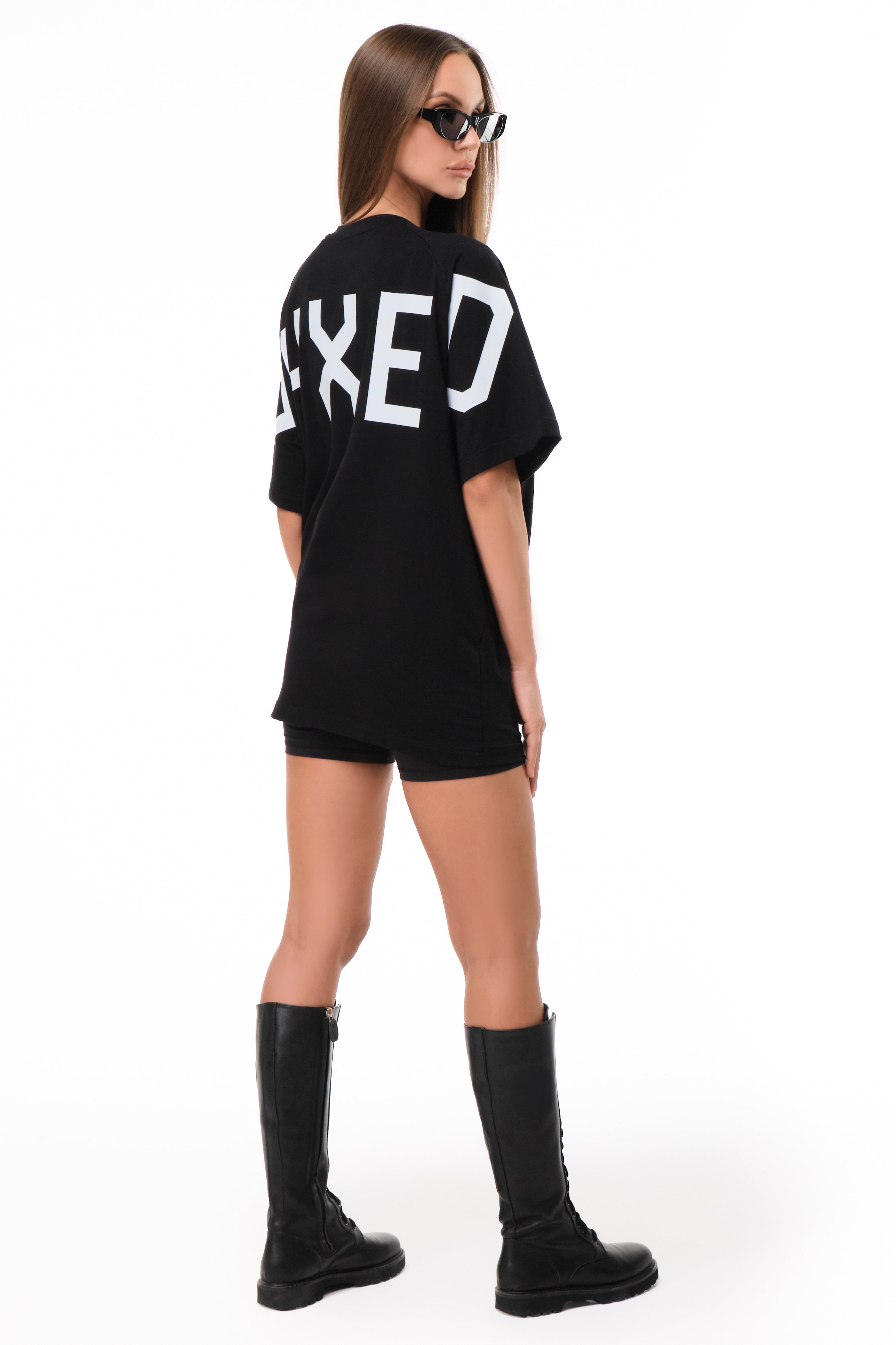 Spintext T-Shirt Black