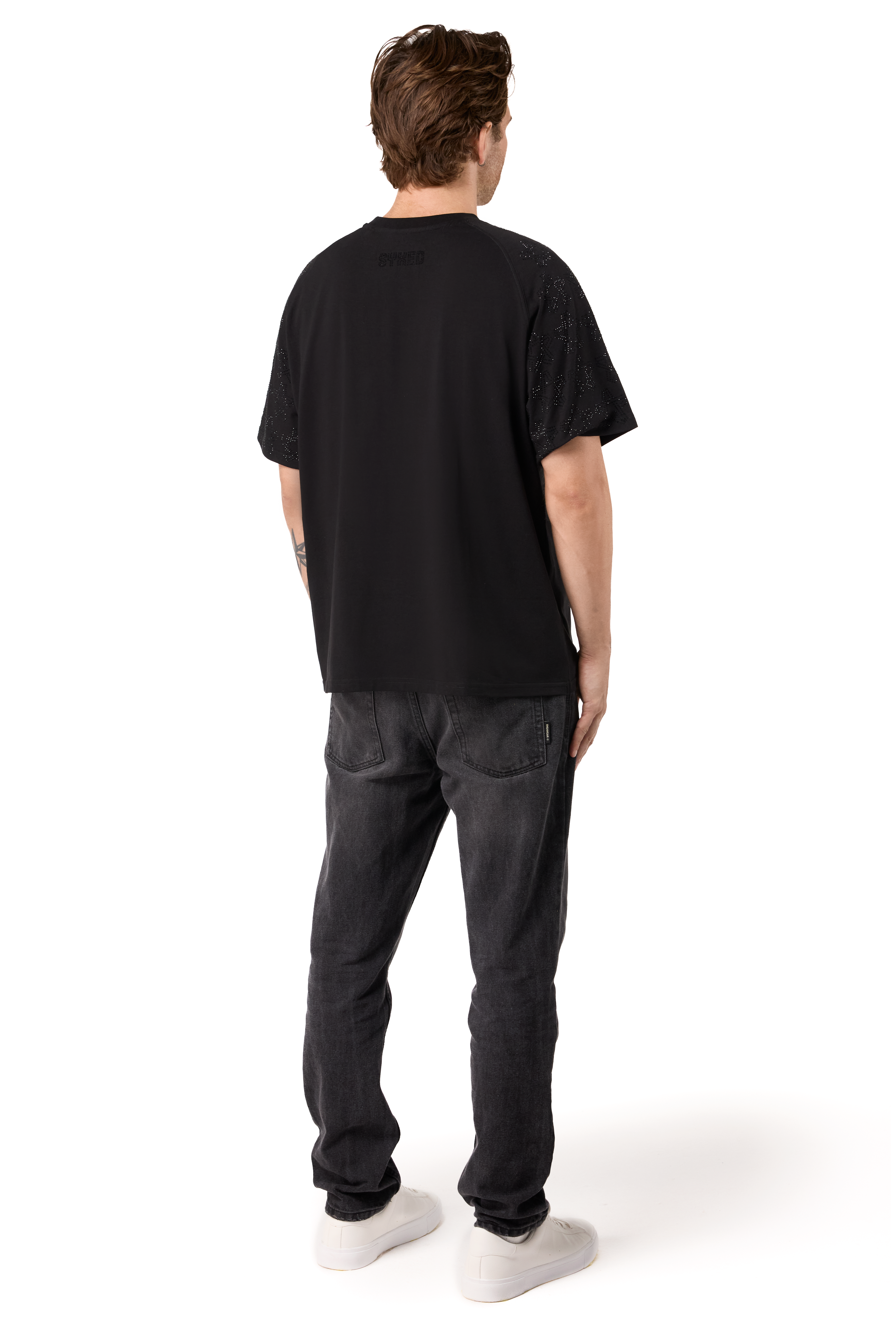 Spark T-Shirt Black with Black gems