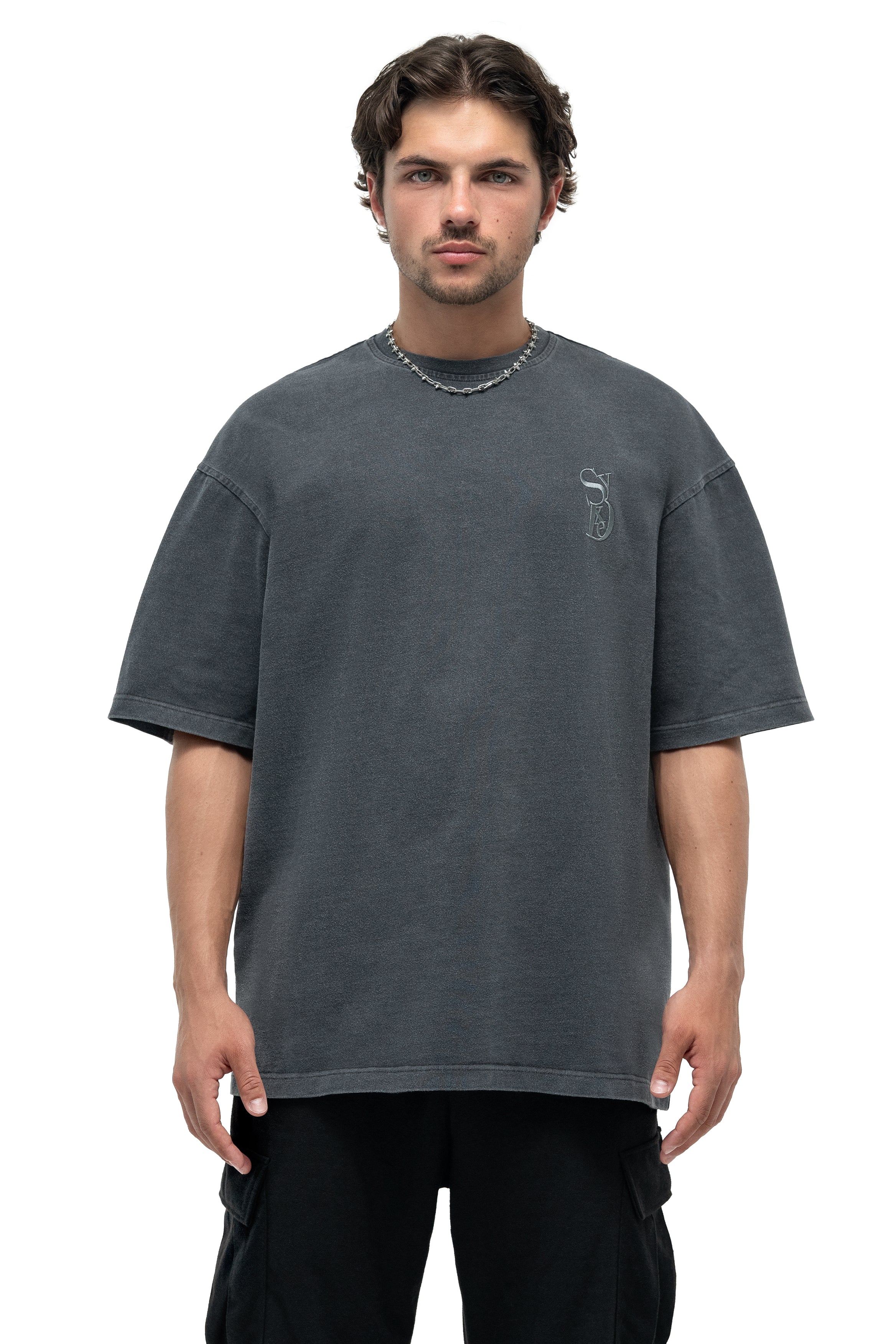 Casta T-shirt Washed Gray