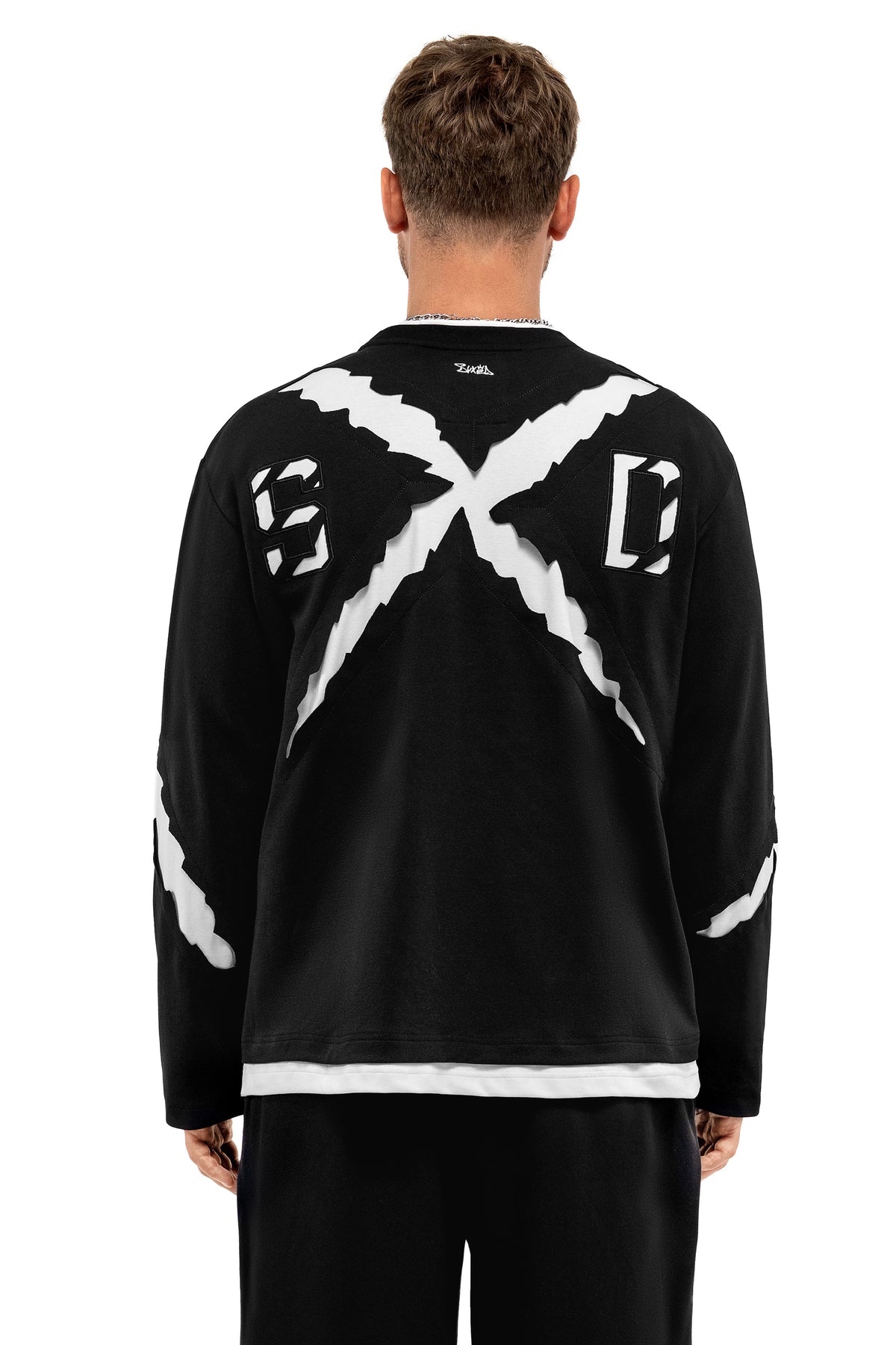 Animal Longsleeve Black White