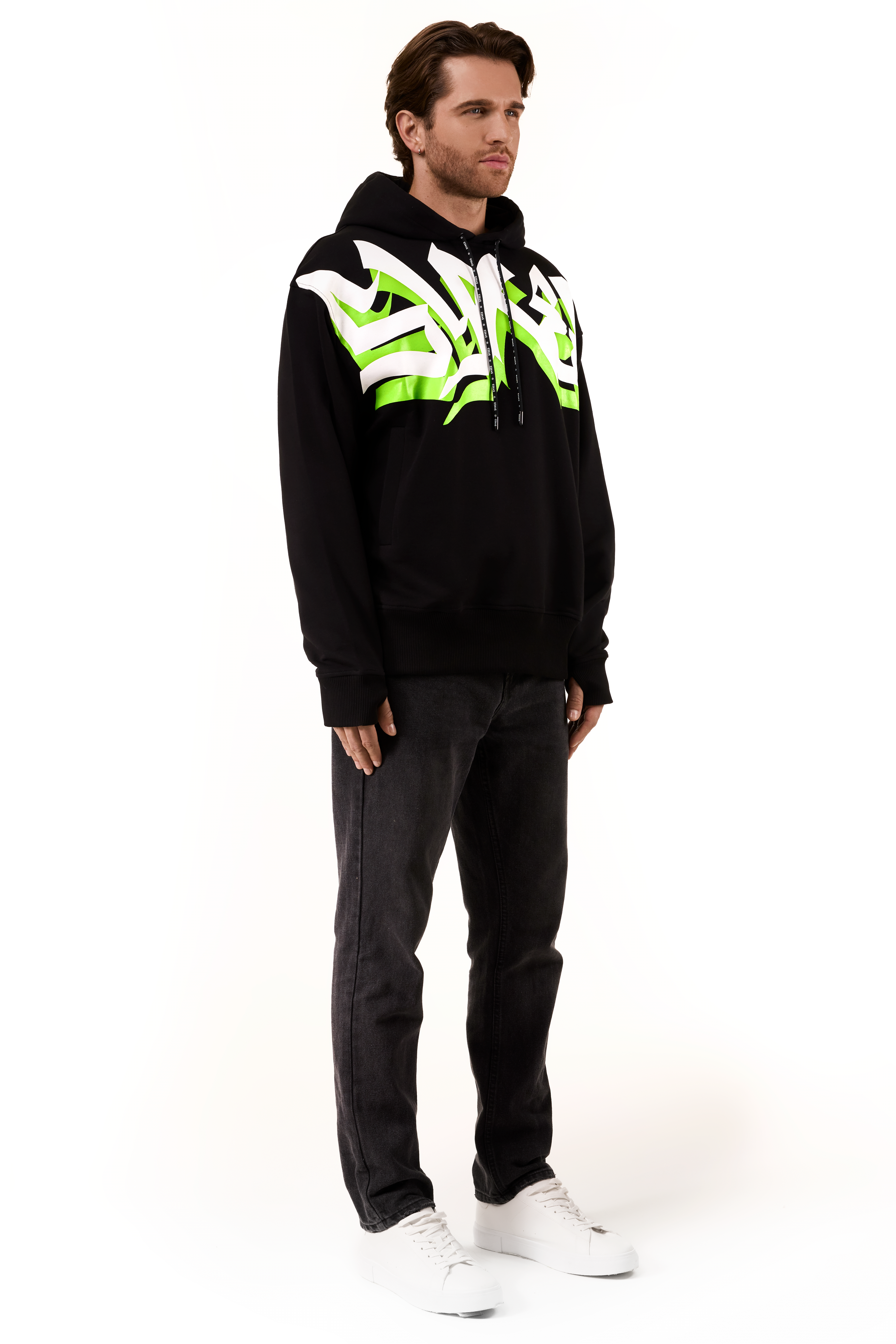 Lightning Hoodie Blaсk Signature Style